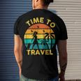 Time To Travel 807 Trending Shirt Men's Crewneck Short Sleeve Back Print T-shirt Gifts for Him