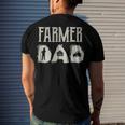 Tractor Dad Farming Father Farm Lover Farmer Daddy V2 Men's T-shirt Back Print Gifts for Him