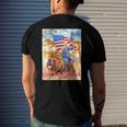 Trump Ultra Maga The Great Maga King Trump Riding Bear Men's Back Print T-shirt Gifts for Him