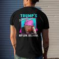 Trump’S Trading Secrets Buy Low Sell High Trump Men's Back Print T-shirt Gifts for Him