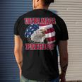 Ultra Maga Patriot American Eagle Us Flag Men's Crewneck Short Sleeve Back Print T-shirt Gifts for Him