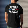 Ultra Maga Patriotic Trump Republicans Conservatives Apparel Men's Back Print T-shirt Gifts for Him
