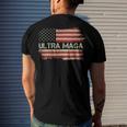 Ultra Maga Trump V2 Men's Crewneck Short Sleeve Back Print T-shirt Gifts for Him