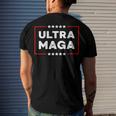 Ultra Maga Trump V3 Men's Crewneck Short Sleeve Back Print T-shirt Gifts for Him