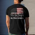 Ultra Maga We The People Classic Men's Crewneck Short Sleeve Back Print T-shirt Gifts for Him