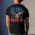 Ultra Mega Eagle Men's Crewneck Short Sleeve Back Print T-shirt Gifts for Him