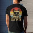 Vintage Best Frenchie Dad Ever Fathers Day 90 Shirt Men's Crewneck Short Sleeve Back Print T-shirt Gifts for Him