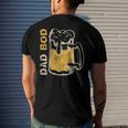 Vintage Its Not A Dad Bod Its Father Dad Figure Drinking Men's Back Print T-shirt Gifts for Him