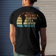 Vintage Its Not A Dad Bod Its Father Figure Men's Back Print T-shirt Gifts for Him
