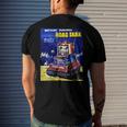 Vintage Robot Tank Japanese American Old Retro Collectible Men's Back Print T-shirt Gifts for Him