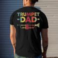 Vintage Trumpet Cool Retro Trumpet Player 159 Shirt Men's Crewneck Short Sleeve Back Print T-shirt Gifts for Him