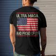 Vintage Ultra Maga And Proud Of It V2 Men's Crewneck Short Sleeve Back Print T-shirt Gifts for Him