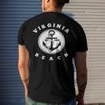 Virginia Beach Commonwealth Of Virginia Men's Back Print T-shirt Gifts for Him