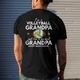 Im A Volleyball Grandpa Like Normal Grandparents Men's Back Print T-shirt Gifts for Him