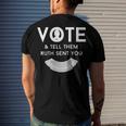 Vote And Tell Them Ruth Sent You 31 Shirt Men's Crewneck Short Sleeve Back Print T-shirt Gifts for Him