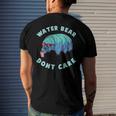 Water Bear Dont Care Microbiology Men's Back Print T-shirt Gifts for Him