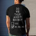 We Don’T Talk About Bru-No Men Women Kids 329 Trending Shirt Men's Crewneck Short Sleeve Back Print T-shirt Gifts for Him