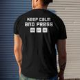 Web er App Developer Keep Calm And Press Ctrl Alt Del Men's Back Print T-shirt Gifts for Him