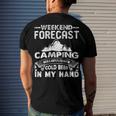 Weekend Forecast Camping 716 Trending Shirt Men's Crewneck Short Sleeve Back Print T-shirt Gifts for Him