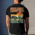 Weekend Forecast Camping With A Chance 19 Shirt Men's Crewneck Short Sleeve Back Print T-shirt Gifts for Him