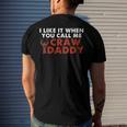 I Like It When You Call Me Crawdaddy Crawfish Crawdad Men's Back Print T-shirt Gifts for Him