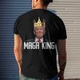 Womens Maga King Shirt The Great Maga King Trump Ultra Maga Men's Crewneck Short Sleeve Back Print T-shirt Gifts for Him