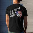 Womens The Great Maga King Trump Ultra Maga Men's Crewneck Short Sleeve Back Print T-shirt Gifts for Him