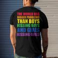 The World Has Bigger Problems Lgbt-Q Pride Gay Proud Ally Men's T-shirt Back Print Gifts for Him
