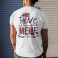 Being Called Meme Sunflower Usa Flag 684 Shirt Men's Crewneck Short Sleeve Back Print T-shirt Gifts for Him