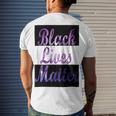 Black Lives Matter Minding My Black Owned Business Men's Crewneck Short Sleeve Back Print T-shirt Gifts for Him