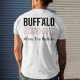 Buffalo Strong Pray For Buffalo Men's Crewneck Short Sleeve Back Print T-shirt Gifts for Him