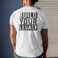 Build Your Legacy - Trix Men's Crewneck Short Sleeve Back Print T-shirt Gifts for Him