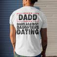 Dads Against Daughters Dating Men's Crewneck Short Sleeve Back Print T-shirt Gifts for Him