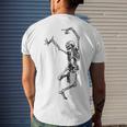 Dance With Death Men's Crewneck Short Sleeve Back Print T-shirt Gifts for Him