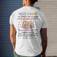 Dear Daddy I Cant Wait To Meet You Baby Bump Mug Men's Crewneck Short Sleeve Back Print T-shirt Funny Gifts