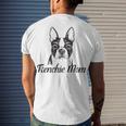 Frenchie Mom French Bulldog Dog Lover Women 612 Trending Shirt Men's Crewneck Short Sleeve Back Print T-shirt Gifts for Him