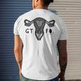 Gtfo Uterus Black Print Perfect Gift Men's Crewneck Short Sleeve Back Print T-shirt Gifts for Him