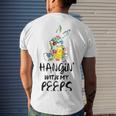 Hangin With My Peeps 837 Shirt Men's Crewneck Short Sleeve Back Print T-shirt Gifts for Him