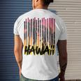 Hawaii V2 Men's Crewneck Short Sleeve Back Print T-shirt Gifts for Him