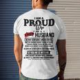 I Am A Proud Wife Of A Crazy Husband V2 Men's Crewneck Short Sleeve Back Print T-shirt Gifts for Him