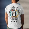 I Really Like Fairy Penguin Ok Men's Crewneck Short Sleeve Back Print T-shirt Gifts for Him