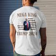 Mega King Mega King Trump 2024 Donald Trump Men's Back Print T-shirt Gifts for Him