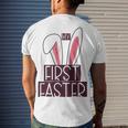 My First Easter Men's Crewneck Short Sleeve Back Print T-shirt Gifts for Him