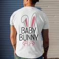 New Baby Bunny Men's Crewneck Short Sleeve Back Print T-shirt Gifts for Him