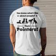 Official Professional German Shorthaired Pointer Groomer Men's Crewneck Short Sleeve Back Print T-shirt Gifts for Him