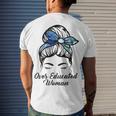 Over Educated Women Men's Crewneck Short Sleeve Back Print T-shirt Gifts for Him