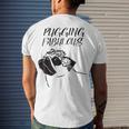 Pugging Fabulous Pug Lovers Men's Crewneck Short Sleeve Back Print T-shirt Gifts for Him