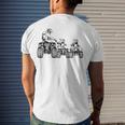 Quad Bike Father And Son Four Wheeler Atv Men's Back Print T-shirt Gifts for Him
