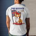 The Queen’S Platinum Jubilee 1952-2022 Corgi Union Jack Men's Back Print T-shirt Gifts for Him
