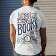 So Many Books So Little Time 230 Trending Shirt Men's Crewneck Short Sleeve Back Print T-shirt Gifts for Him